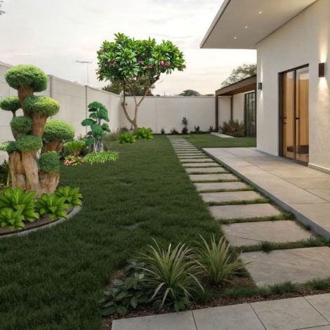 Desain Taman Tropis di Ruang Terbuka Hijau